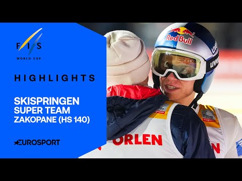Klare Angelegenheit im neuen Modus | Highlights deutsch | Super Team | Skispringen | Männer