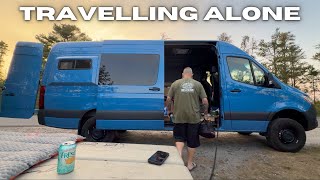 Found One Downside To Living Alone In a Van. WHEN THE PATIO CALLS...
