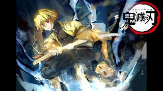 【鬼滅の刃】我妻善逸 -霹靂一閃- Zenitsu Agatsuma  Demon Slayer:Kimetsu no Yaiba painting process