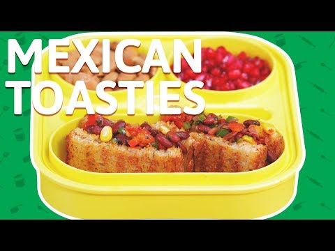 Mexican Grill Sandwich - How To Make Mexican Toast Sandwich - Veg Sandwich - Tiffin Recipe For Kids