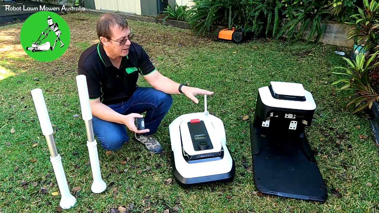 Wireless Robot Lawn Mowers Australia   ECOVACS GOAT G1 Realtime Setup and Review