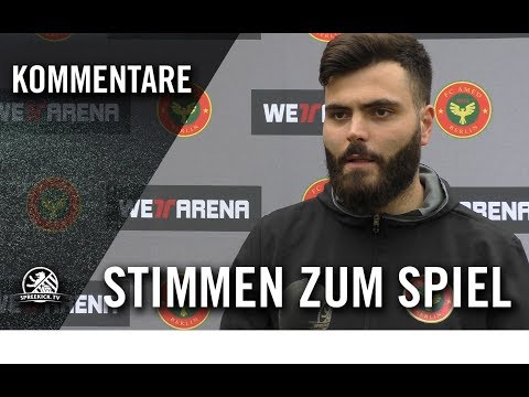 Die Stimmen zum Spiel | FC Amed Berlin - SC Schwarz-Weiß Spandau (3. Runde, Pokal)