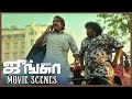 Junga Movie Scenes Vijay Sethupathi Yogibabu Sayyeshaa Gokul