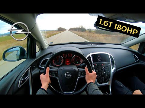 Opel Astra J 1.6Turbo 180HP | POV Test Drive (60FPS)