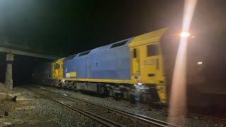 9156 Broad Gauge Pacific National Grain with BL28 BL34 passing under the Gheringhap bridge 14/5/2025