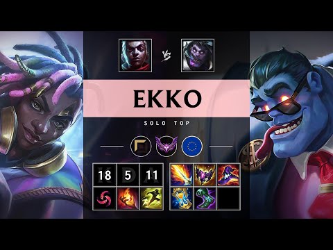 Ekko Top vs Dr. Mundo - EUW Master Patch 25.05