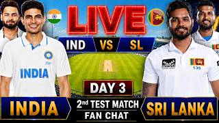 🔴India vs Srilanka 2nd Test Day 3 | Live Cricket Match Today | IND vs SL 2nd Test Day 3 #livescore