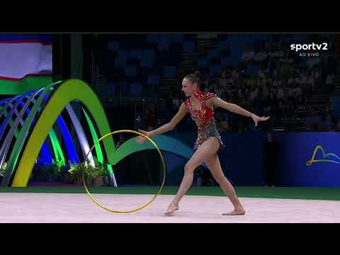 Anastasiya SARANTSEVA (UZB) -28.050 - *Qualification* Hoop(Arco /Aro)- 41st WC - Rio de Janeiro 2025