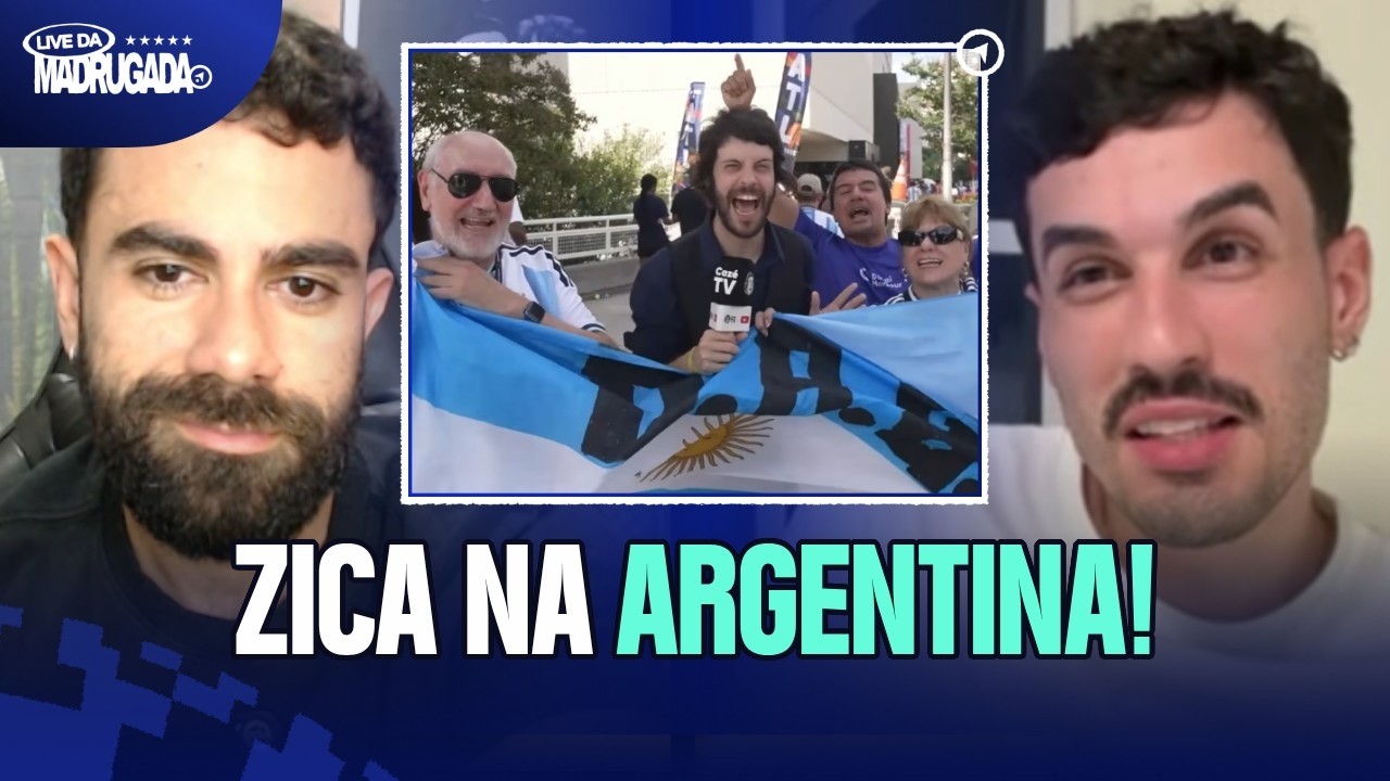 MISSÃO DO DEFANTE: ZICAR A ARGENTINA! DEU CERTO? | LIVE DA MADRUGADA