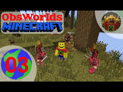Jim Plays ObsWorlds Minecraft E03 - Interdimensional Natives