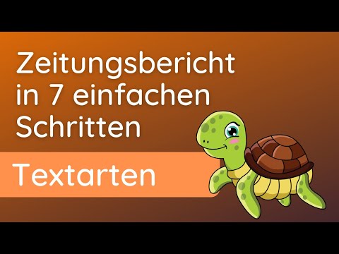 Zeitungsbericht schreiben ✅ 7 Schritte