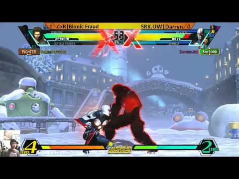 SRK UW Darryn vs CxR Bionic Fraud - Dojo Sports League 5v5 UMvC3 - Danger Room vs Panic Kings