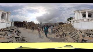 NEPAL EARTHQUAKE 360° video
