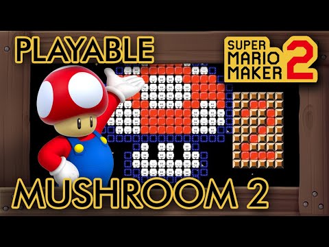 Super Mario Maker 2 - Playable Mushroom 2