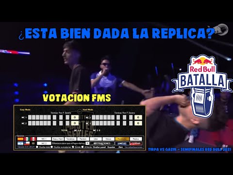 ¿Esta Bien Dada La Replica? VOTANDO GAZIR VS TIRPA - Semifinales Red Bull España 2021