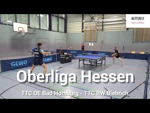 Oberliga Hessen | TTC OE Bad Homburg II - TTC RW Biebrich | Highlights