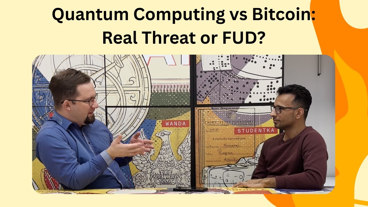 99- Quantum Computing vs Bitcoin: Real Threat or FUD? | Bartosz Naskręcki Explains #bitcoin