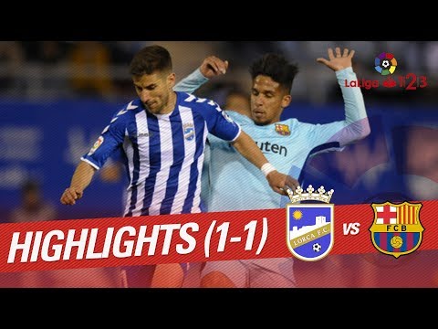 Resumen de Lorca FC vs FC Barcelona B (1-1)