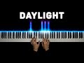 David Kushner - Daylight | Piano cover