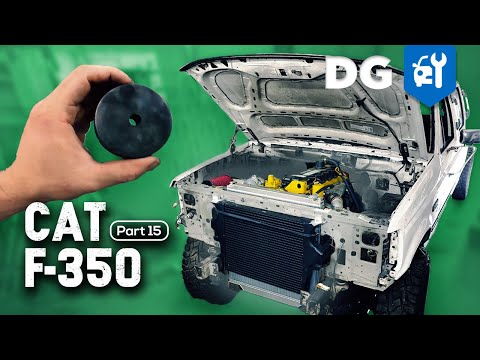 How COOL can we make a CAT 3126 swapped F350? | #FTreeKitty [EP15]