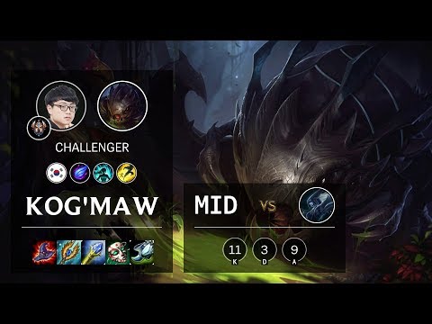 Kog'Maw Mid vs Lissandra - KR Challenger Patch 10.9