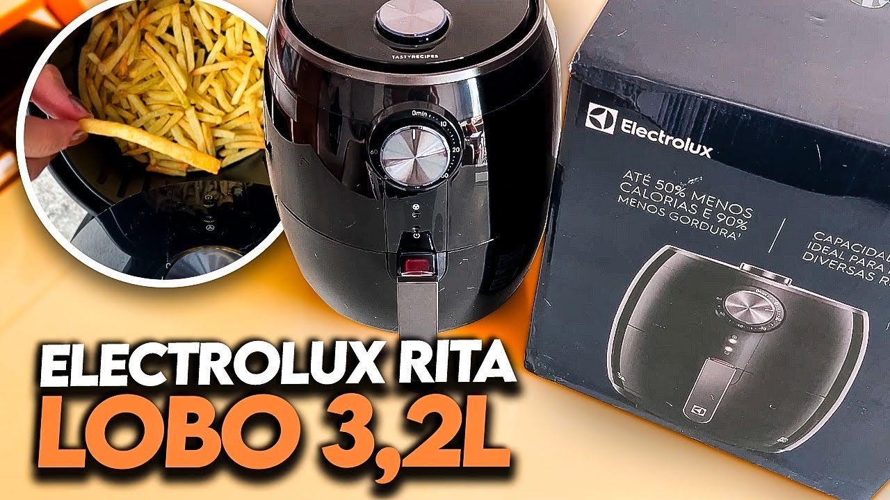 Miniatura da avaliação em vídeo de Fritadeira Sem Óleo Electrolux Efficient EAF10 3,2L Preta