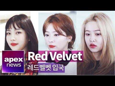 레드벨벳(Red Velvet) 입국, 상큼한 꽃미모 | Red Velvet arrived in Korea 190922