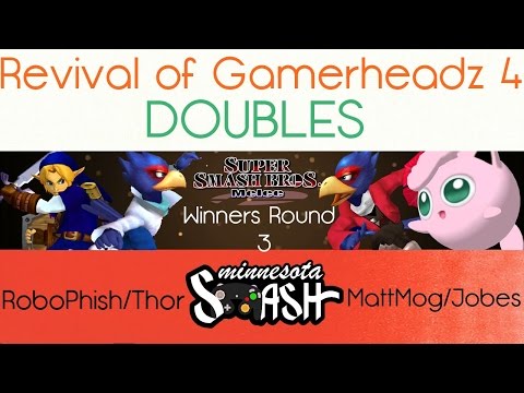ROG 4: RoboPhish/Thor vs Mattmog/Jobes (SSBM Dubs WR3)