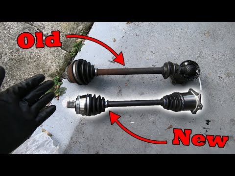 How to Replace the CV Axle in Your Audi S4!