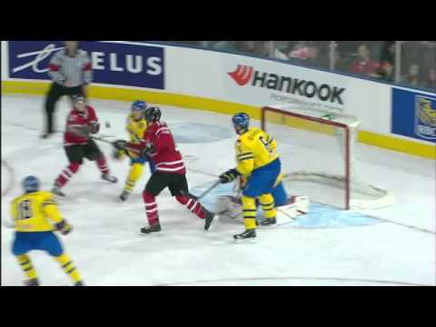 2012 IIHF World Junior Championship exhibition game: Canada 3, Sweden 5