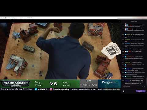 LVO 40k Finale Day 3 Nick "Ynnari" vs Tony G "Ynnari" Twitch Chat