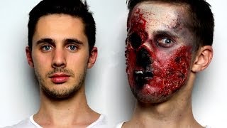 Zombie Makeup Tutorial for Halloween