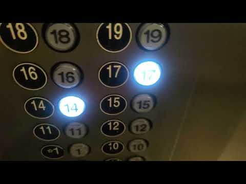 Modernized Otis/Schindler Traction High-Rise Elevators at 3600 Wilshire Blvd Los Angeles, CA