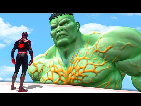 Hulk Mutant vs Spider-Man Miles Morales