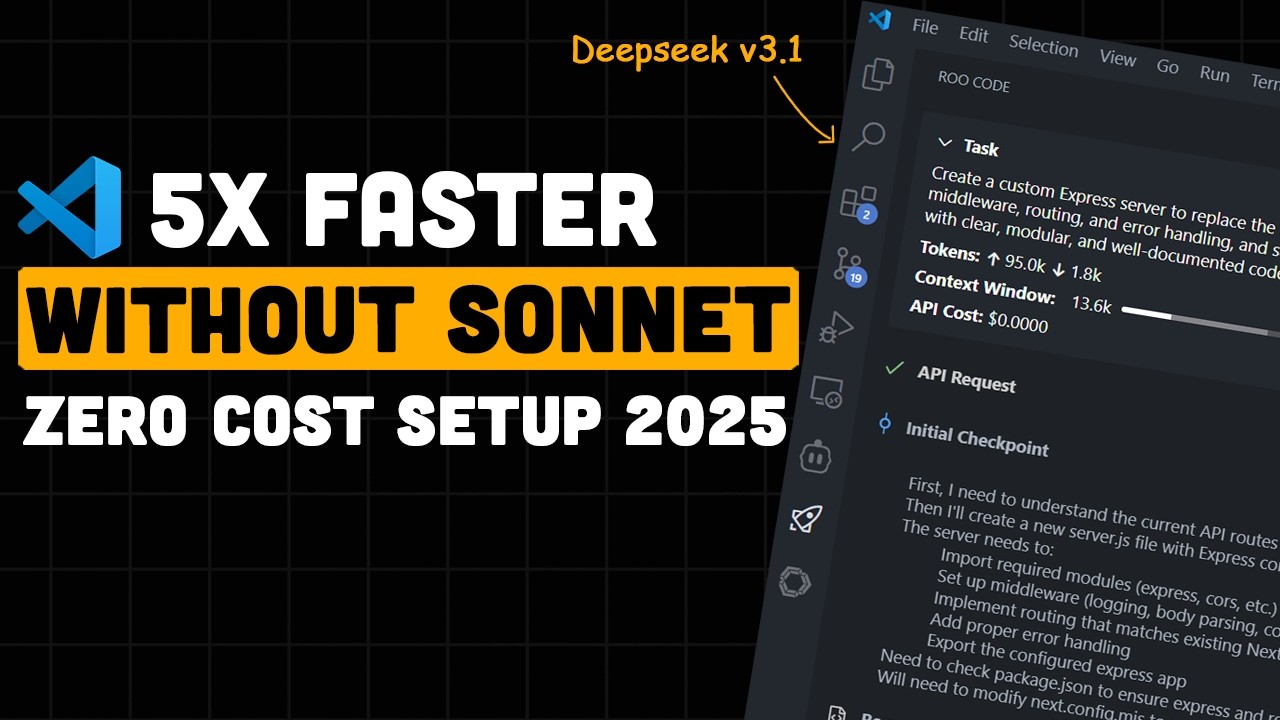 Deepseek V3.1:  DESTROYS O3 & Sonnet 3.7 –The FREE  Coding King is HERE ! (Zero Cost Setup)