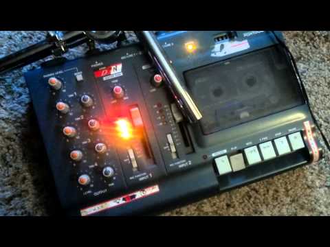 Tascam 4 track Guitar Tracking