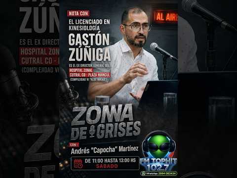 licenciado en Kinesiología Gastón Zúñiga ex director Hospital Zonal Cutral Co - Plaza Huincul