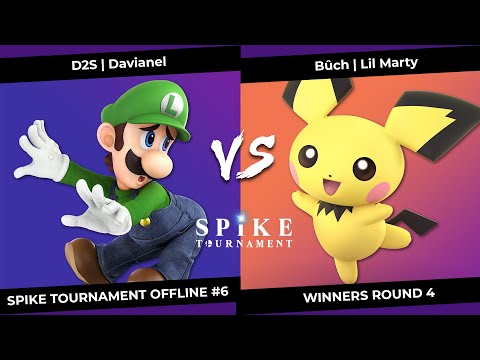 SpikeT Offline #6 Winners Round 4 - D2S | Davianel (Luigi) VS Bûch | Lil Marty (Pichu)