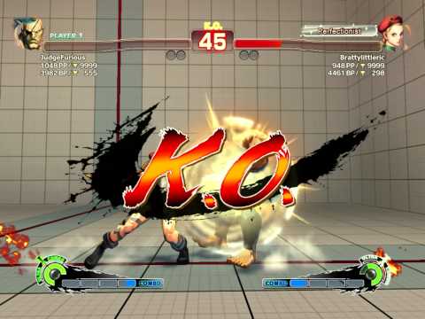 Fighting Sagat as Cammy