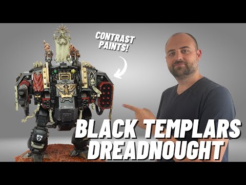 Black Templars Ballistus Dreadnought from Leviathan! #new40k