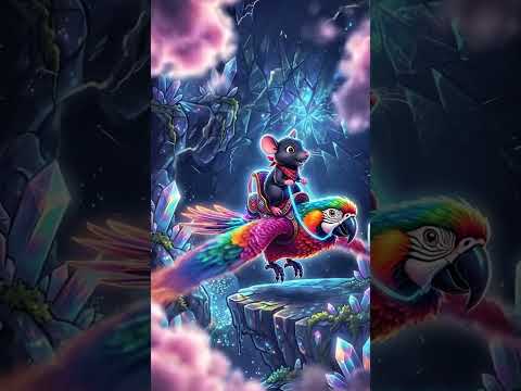 Nibble and the Magical Prism Parrot 🌈