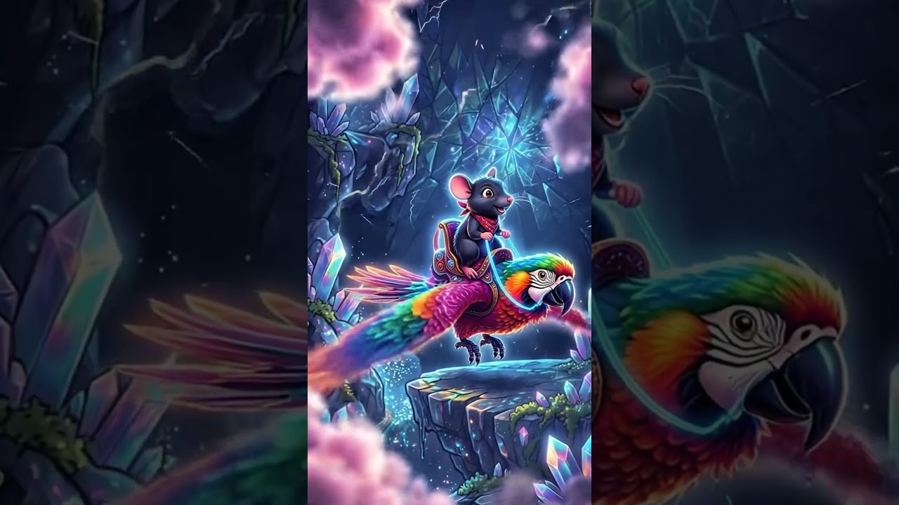 Nibble and the Magical Prism Parrot 🌈
