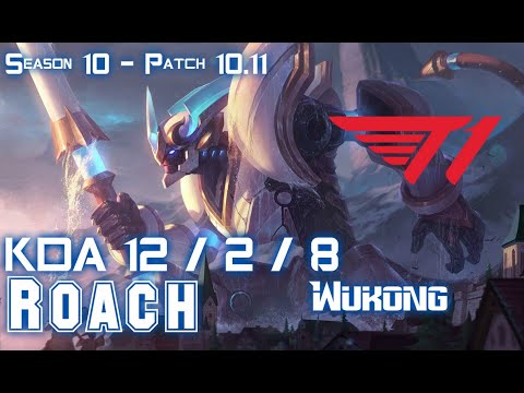T1 Roach WUKONG vs HECARIM Jungle - Patch 10.11 KR Ranked