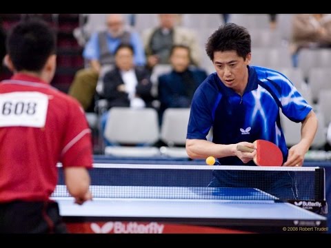 David Zhuang vs Shao Yu, Slow Motion Table Tennis Points Part 1
