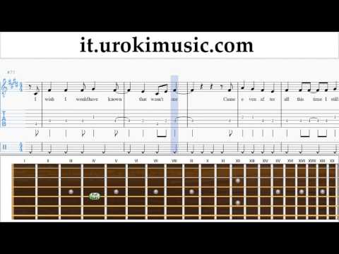 Lezioni di Chitarra Charlie Puth & Selena Gomez - We Don't Talk Anymore Tutorial Spartito Parte#2