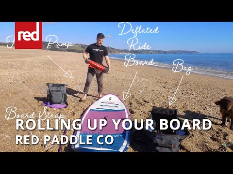 How to roll up your Red Paddle Co inflatable stand up paddle board