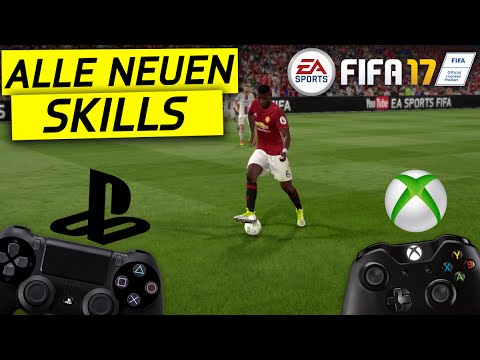 FIFA 17: ALL NEW SKILLS / TRICKS TUTORIALS ( PS4 / XBOX ONE / PC ) (GERMAN)