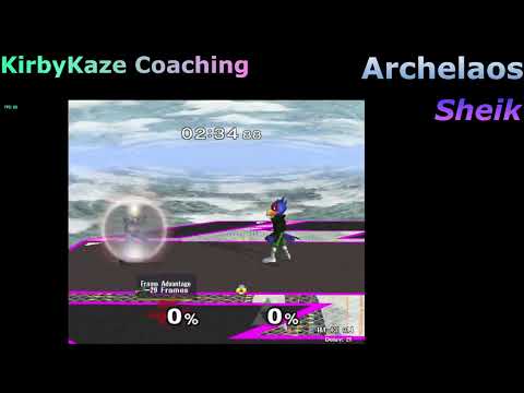 KirbyKaze Coaching with Archelaos - Match Review (Sheik vs Falco)