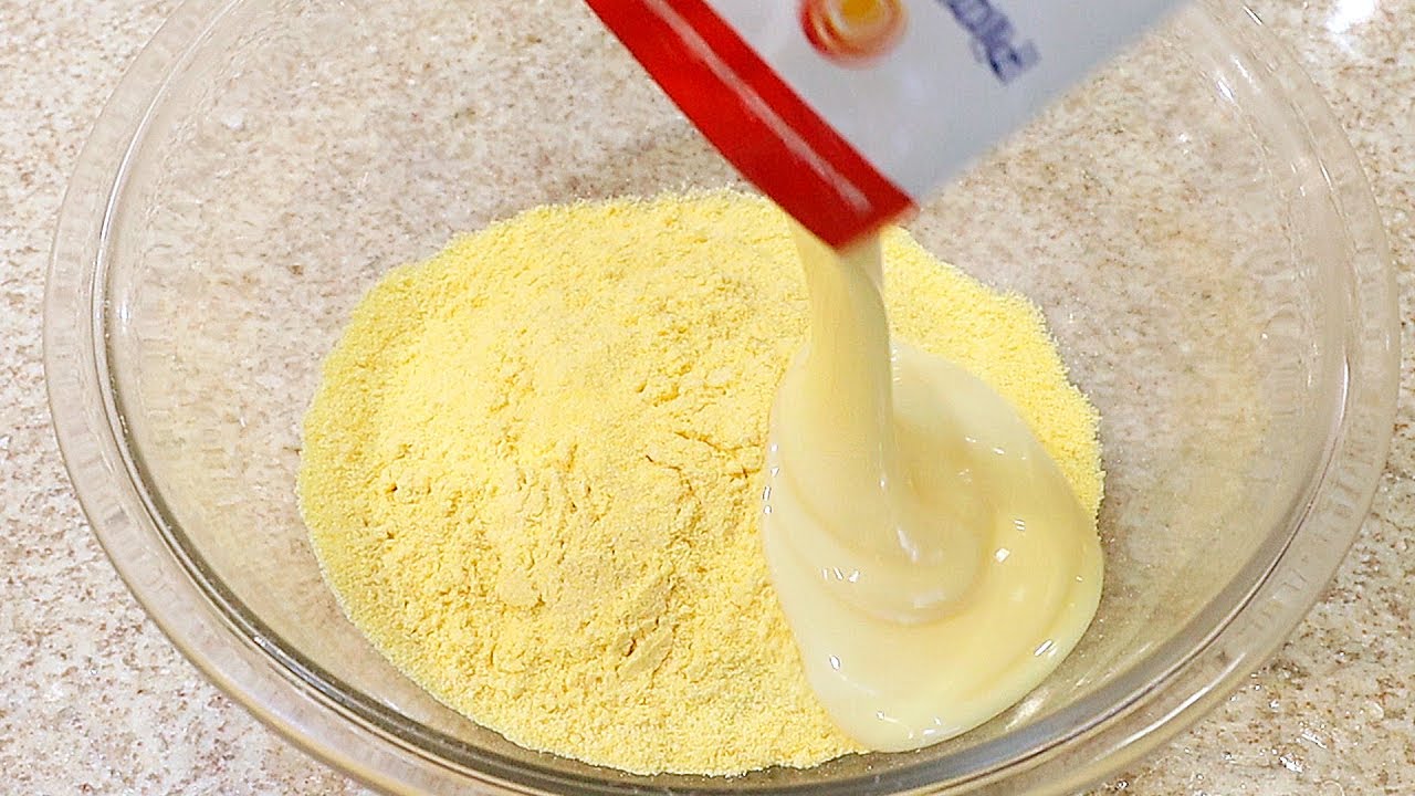 COLOQUEI LEITE CONDENSADO NO FUBÁ! VEJA A DELÍCIA QUE FICOU PRO SEU CAFÉ-SUPER FÁCIL-Isamara Amâncio