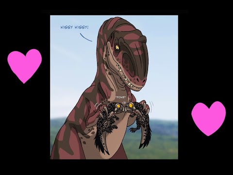 Dinosaur Comic Dub | Love at First Bite! (The Isle Comic Dub) ( Jurassic World Comic Dub)